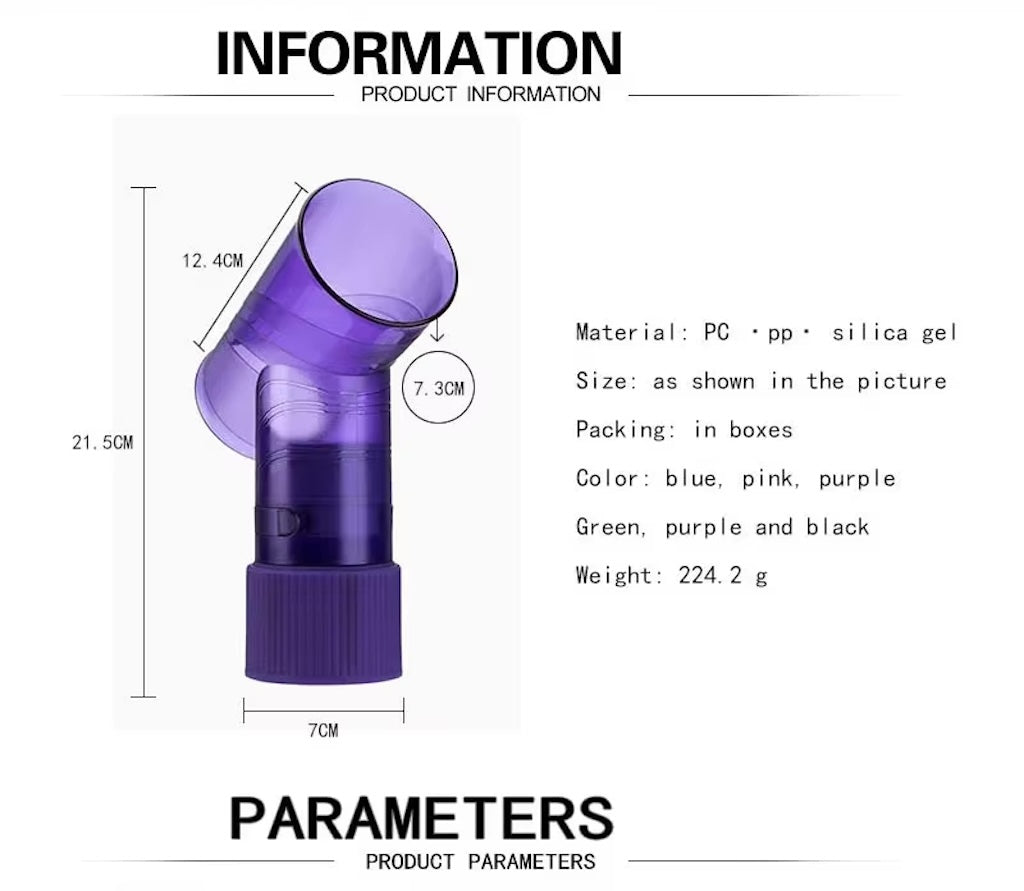 DIY Hair Diffuser Salon Magic Hair Roller Drying Cap Blow Dryer Wind Curl Hair Care Styling Accessory