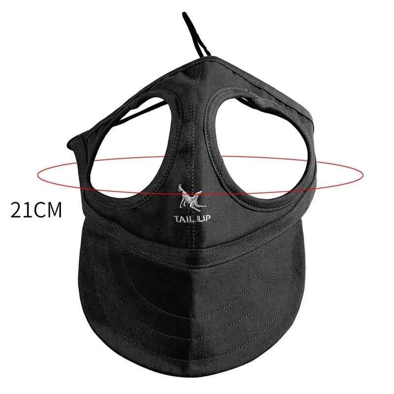 Small Puppy Pets Summer Solid Color Cap Dog Baseball Visor Hat Outdoor Accessories Sun Bonnet Travelhelmet