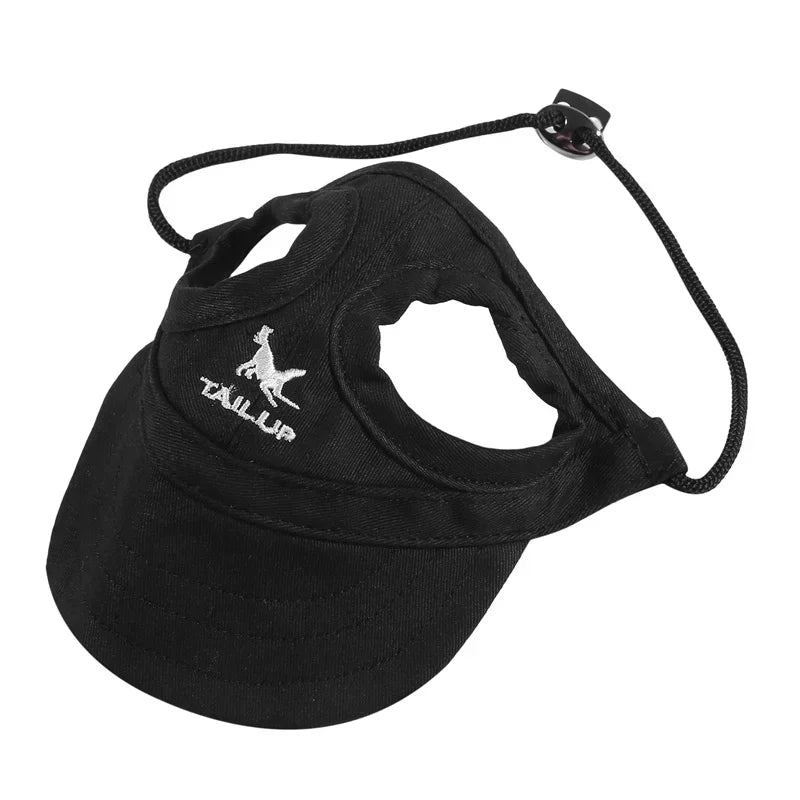Small Puppy Pets Summer Solid Color Cap Dog Baseball Visor Hat Outdoor Accessories Sun Bonnet Travelhelmet
