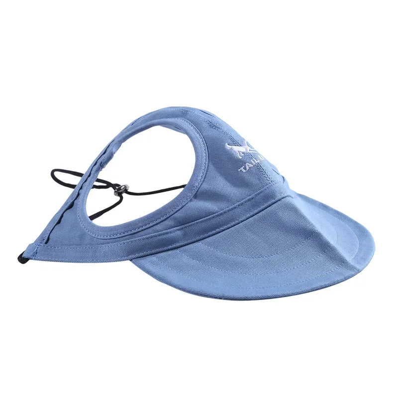 Small Puppy Pets Summer Solid Color Cap Dog Baseball Visor Hat Outdoor Accessories Sun Bonnet Travelhelmet