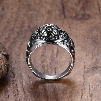 Men's Lion's Head Rings