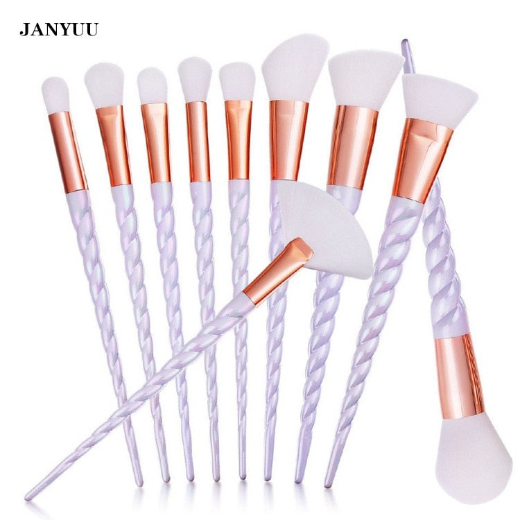 8Pc Makeup Brush Set