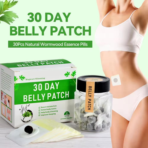 30 Day Belly Slimming Patch Detox Patch Fat Burning Weight Loss Slimming Patch Navel Belly Button Patch