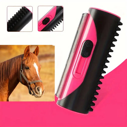 Portable Pet Hair Remover:&nbsp; Massage Comb &amp; Lint Roller for Dogs, Cats, Horses, Clothes, Cars &amp; Furniture