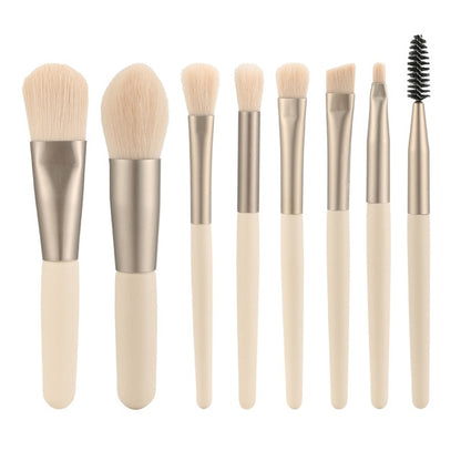 8Pc Makeup Brush Set