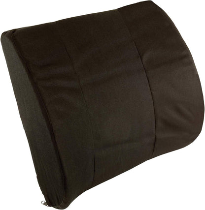 Roscoe Back Support for Office Chair Car Boat RV Wheelchair - Premium Contoured Lumbar Pillow and Chair Cushion for Lower Back Pain Relief