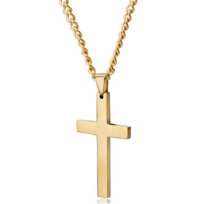 Stainless Steel Christian Cross Necklace