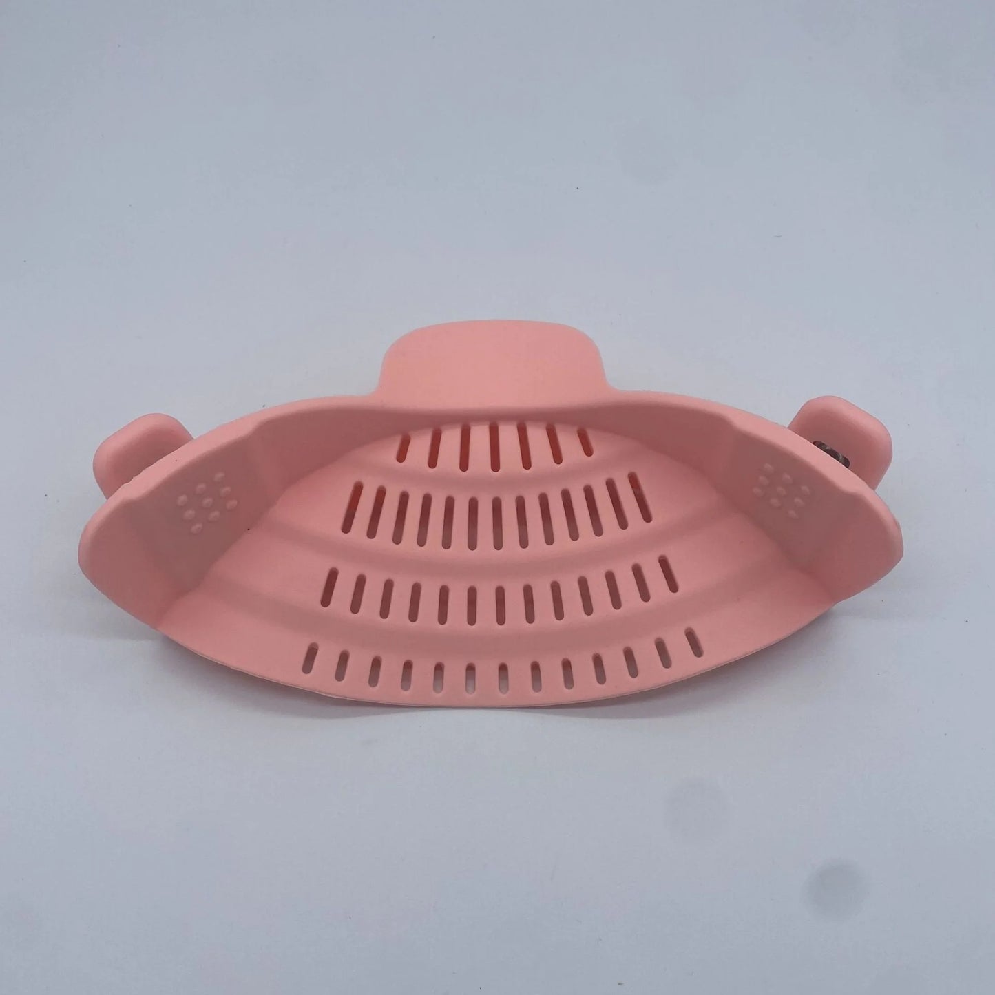 Great Kitchen Universal Clip-On Pot & Pan Strainer - Hands-Free Silicone Colander
