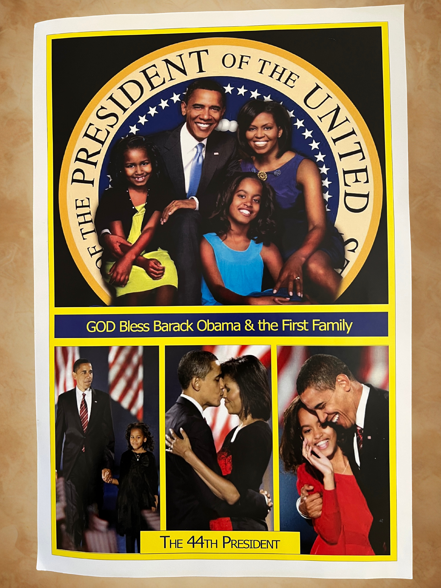 Collectible Barack Obama and First Family Legacy Posters (12"x18")