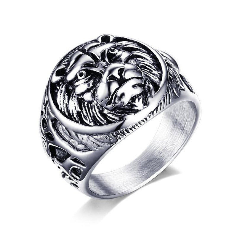 Men's Lion's Head Rings