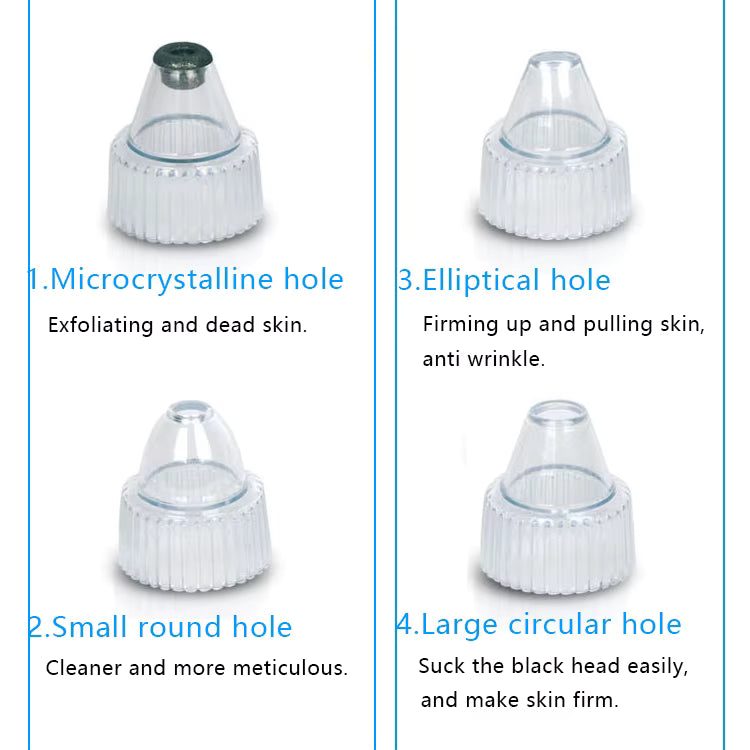 Ultimate 4-in-1 Rechargeable Blackhead Remover & Facial Pore Vacuum with Steamer – Deep Cleansing & Skin Tightening Technology