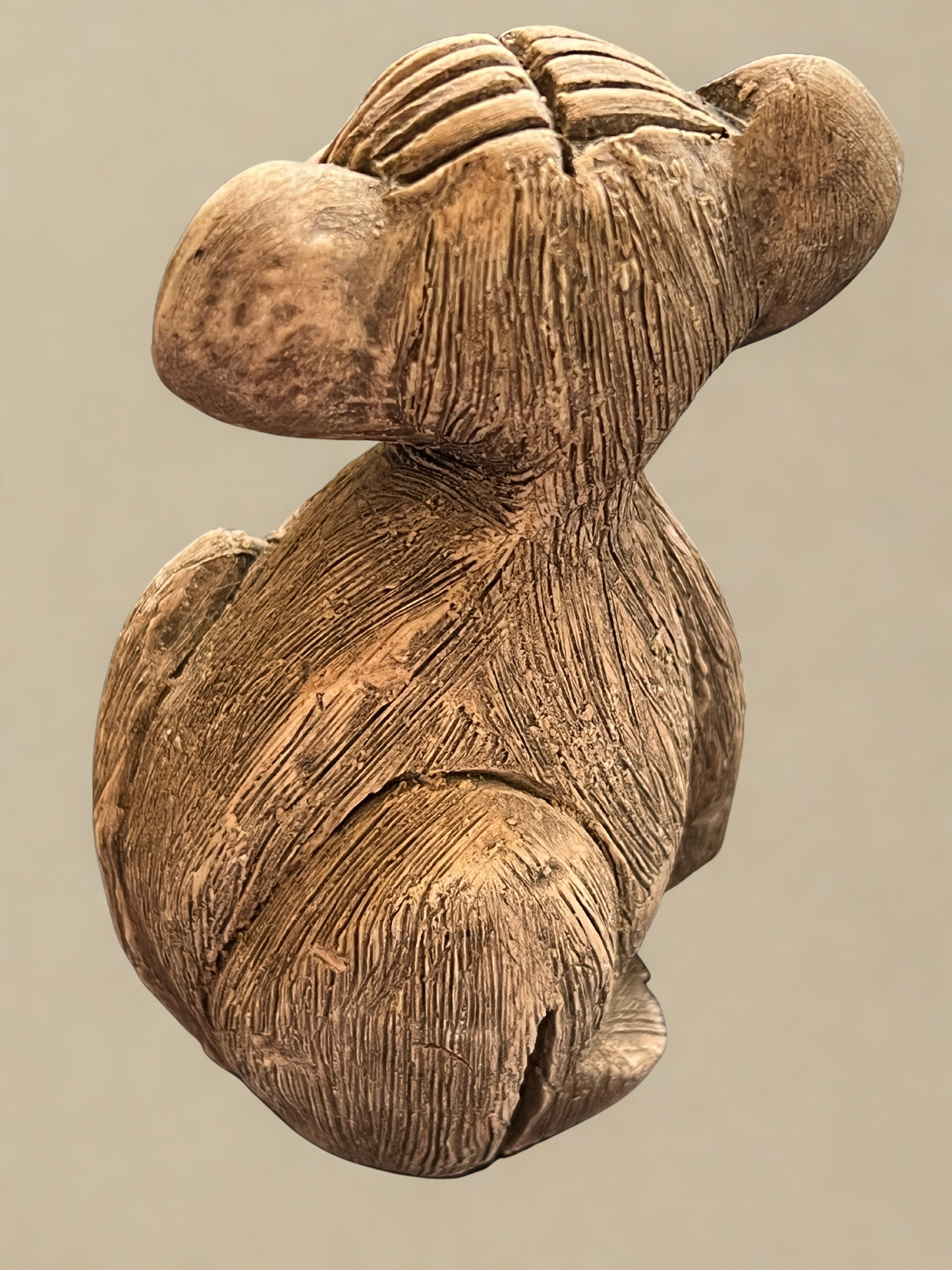 Rare Retired Artesania Rinconada Chimpanzee with Flowers Figurine #45 - Classic Collection