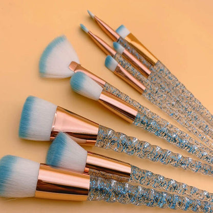 8Pc Makeup Brush Set