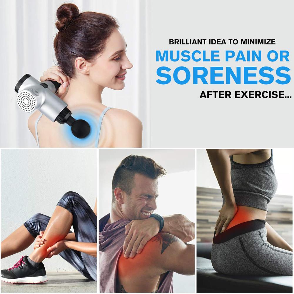 Tissue Muscle Massage Gun with Case and 4 Attachments
