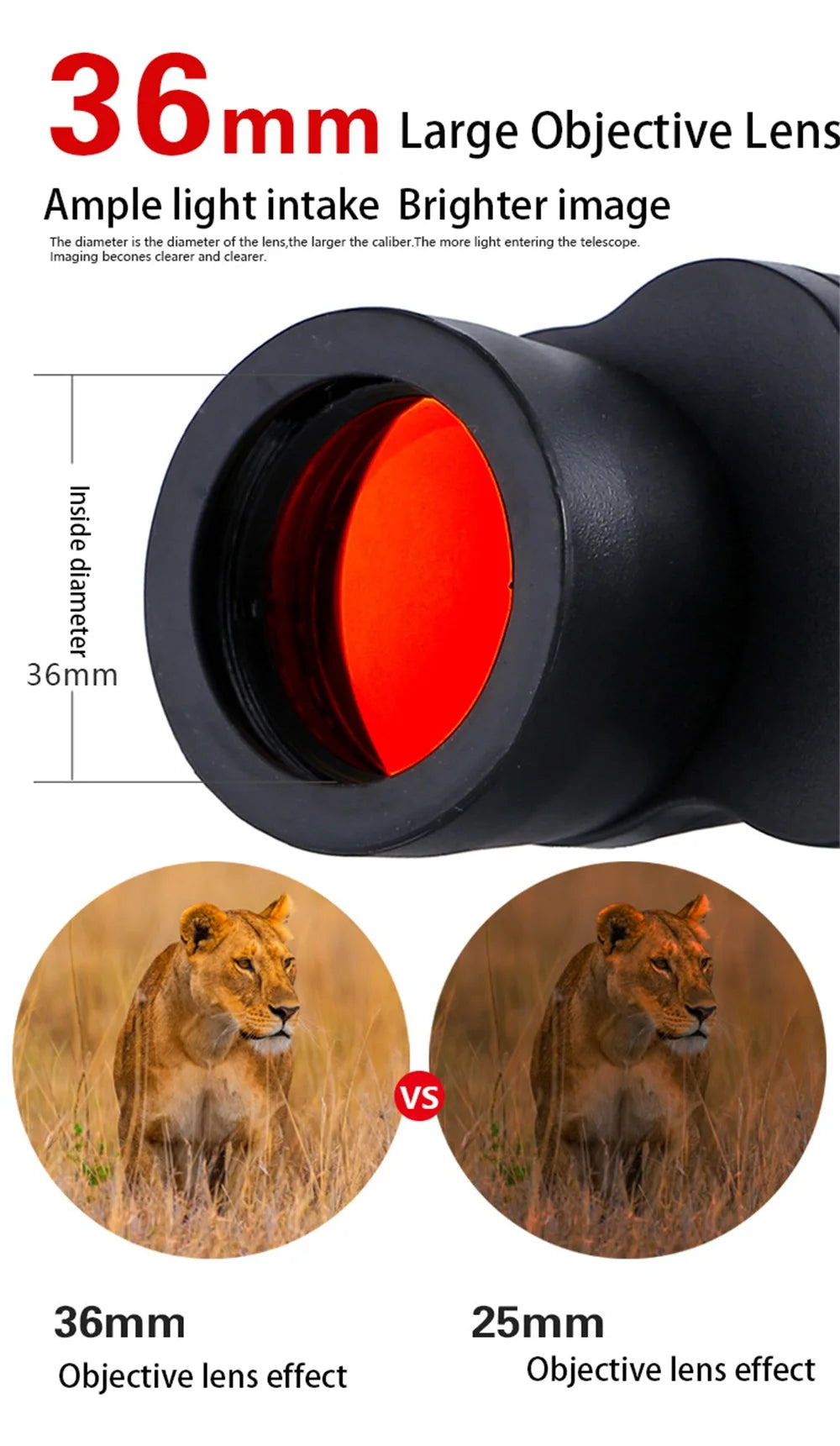 Waterproof Premium 80x80 HD Military Zoom Binoculars - Compact High-Power Binoculars with BAK4 Prism & FMC Coating for Bird Watching, Sports, Travel, Hunting, Theater, Concerts - Complete Kit with Carrying Case