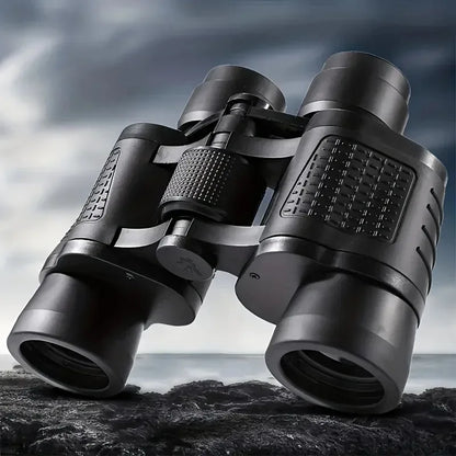Waterproof Premium 80x80 HD Military Zoom Binoculars - Compact High-Power Binoculars with BAK4 Prism & FMC Coating for Bird Watching, Sports, Travel, Hunting, Theater, Concerts - Complete Kit with Carrying Case