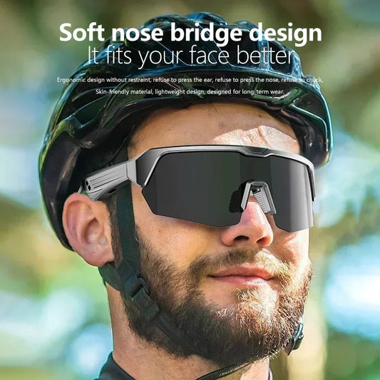 Smart Bluetooth Audio Sunglasses - Wireless Music & Call Headset for Sports & Driving