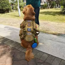 Military-Grade Adjustable Dog Harness - Durable Nylon Harness with MOLLE System; Padded Comfort for Training and Hiking