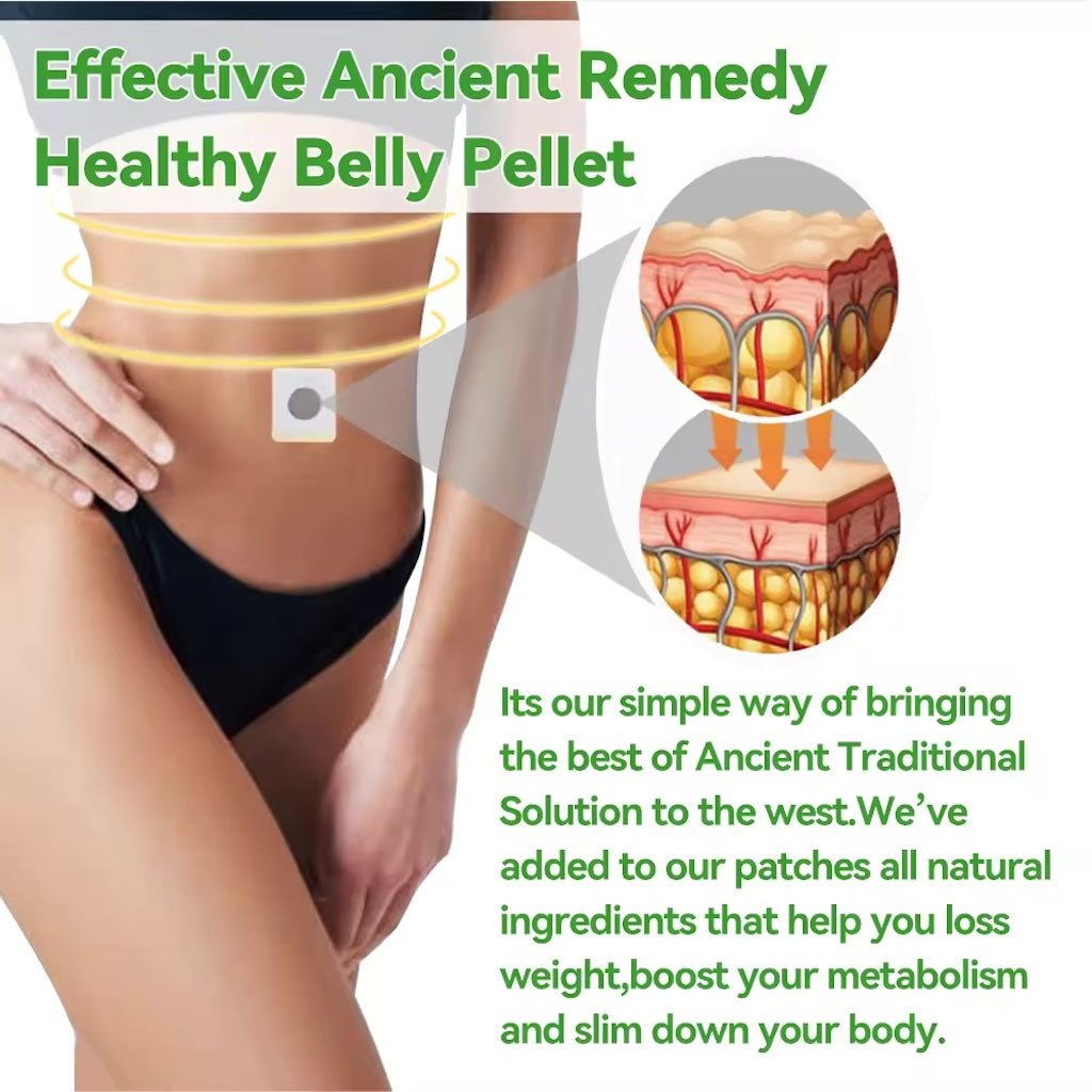 30 Day Belly Slimming Patch Detox Patch Fat Burning Weight Loss Slimming Patch Navel Belly Button Patch