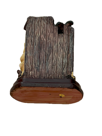 Hand-Painted Nativity Scene Figurine – Mary, Joseph, & Baby Jesus - A Timeless Christmas Centerpiece