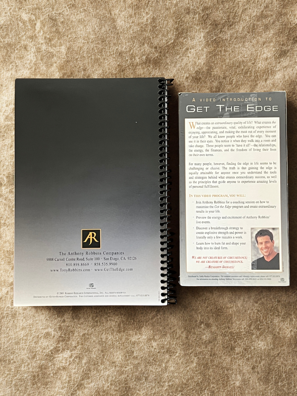 The Anthony Robbins "Get The Edge" Personal Transformation Journal and 7-Day Program