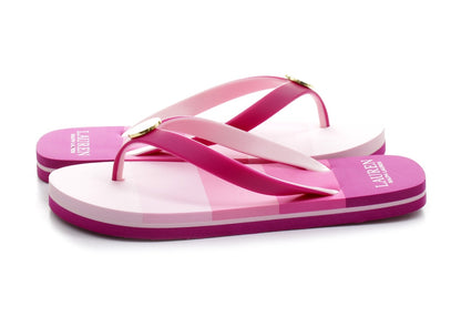Lauren Ralph Lauren Elissa III Thong Sandals - Shades of Hot Pink, Size 10B