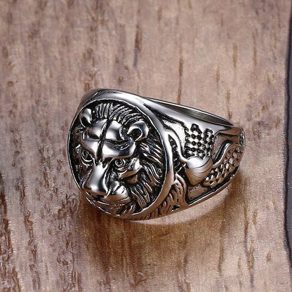 Men's Lion's Head Rings