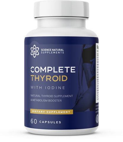Science Natural Supplements Complete Thyroid with Iodine, 60 Capsules
