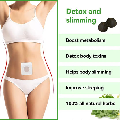 30 Day Belly Slimming Patch Detox Patch Fat Burning Weight Loss Slimming Patch Navel Belly Button Patch