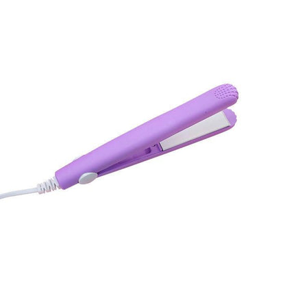 Ultra-Compact Mini Ceramic Hair Straightener – Dual Voltage Flat Iron for Travel, Fast Heat to 200°C, Portable Styling Tool for All Hair Types, Includes Storage Case