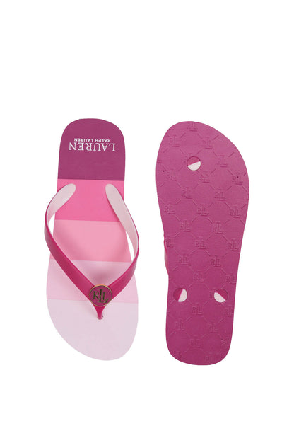 Lauren Ralph Lauren Elissa III Thong Sandals - Shades of Hot Pink, Size 10B