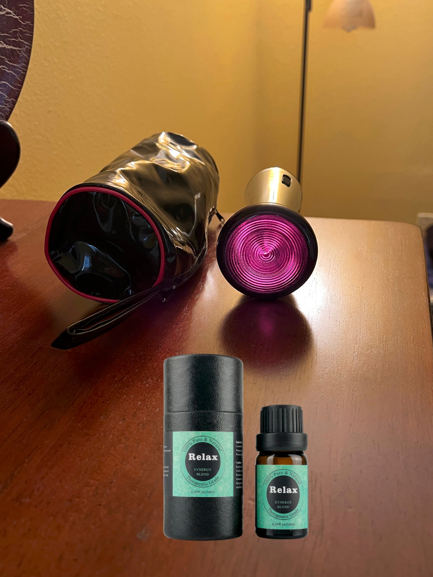 Vtg Healthteam Infrared II Heat Lamp 91-3 Red Light Therapy Portable Pain Relief + Relax Essential Oil Blend!