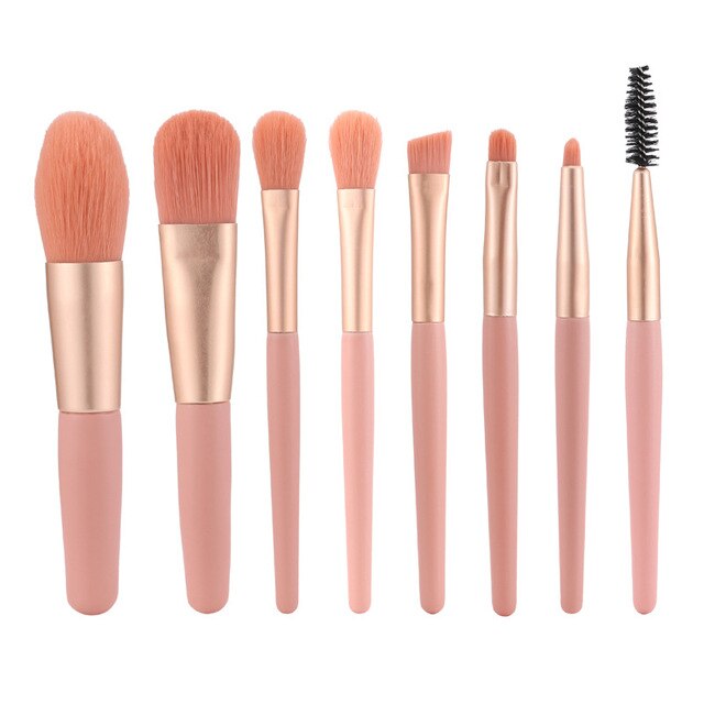 8Pc Makeup Brush Set