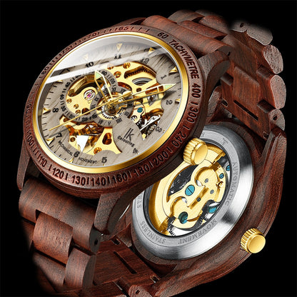 Men's Luxury Classic Wooden Men's Mechanical Watch
