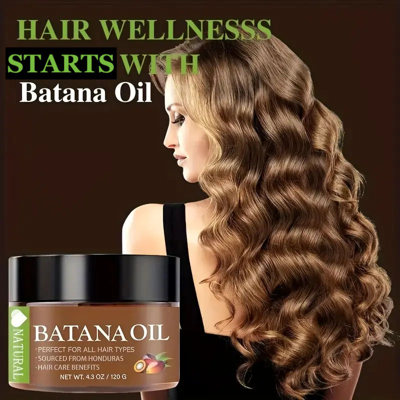 2-Pack 100% Raw Batana Oil from Honduras – Hair Growth & Repair Treatment (4.3oz / 120g Each)