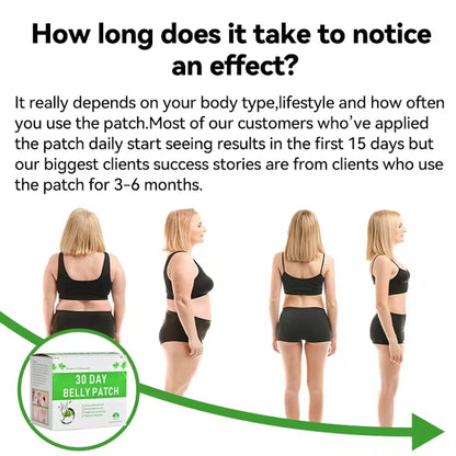 30 Day Belly Slimming Patch Detox Patch Fat Burning Weight Loss Slimming Patch Navel Belly Button Patch