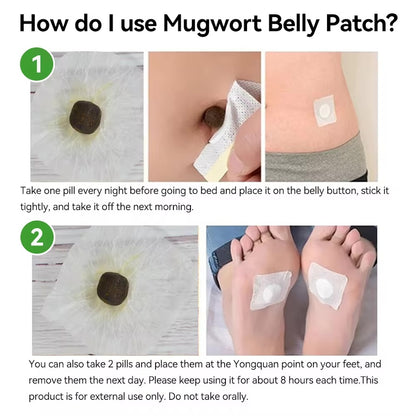 30 Day Belly Slimming Patch Detox Patch Fat Burning Weight Loss Slimming Patch Navel Belly Button Patch