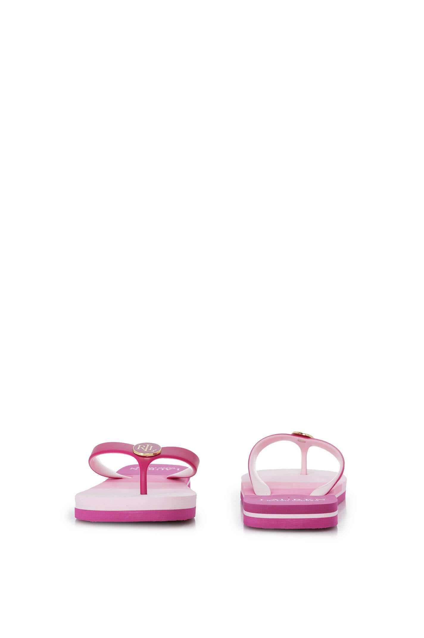Lauren Ralph Lauren Elissa III Thong Sandals - Shades of Hot Pink, Size 10B