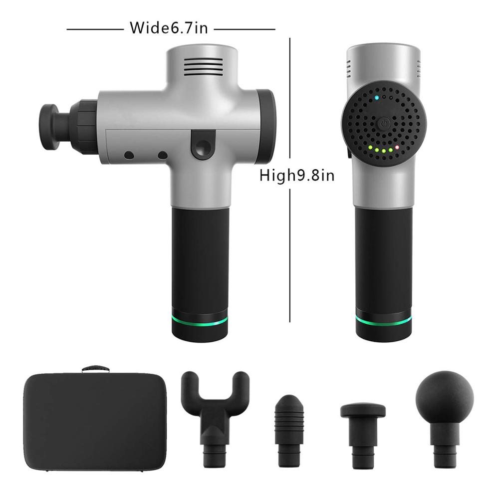 Tissue Muscle Massage Gun with Case and 4 Attachments