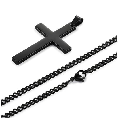 Stainless Steel Christian Cross Necklace