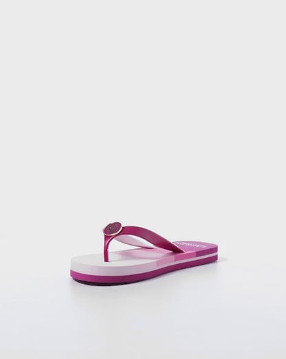 Lauren Ralph Lauren Elissa III Thong Sandals - Shades of Hot Pink, Size 10B