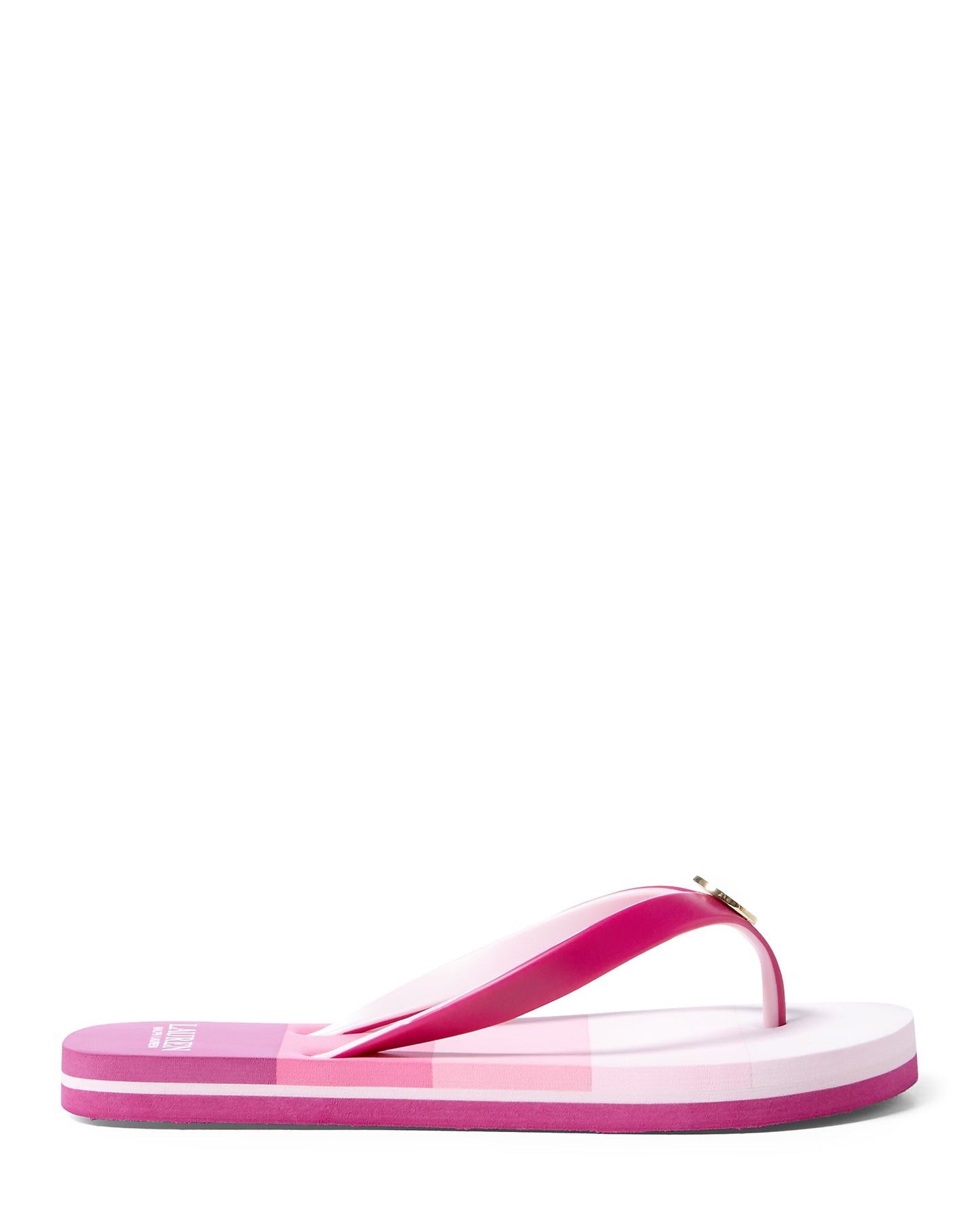 Lauren Ralph Lauren Elissa III Thong Sandals - Shades of Hot Pink, Size 10B