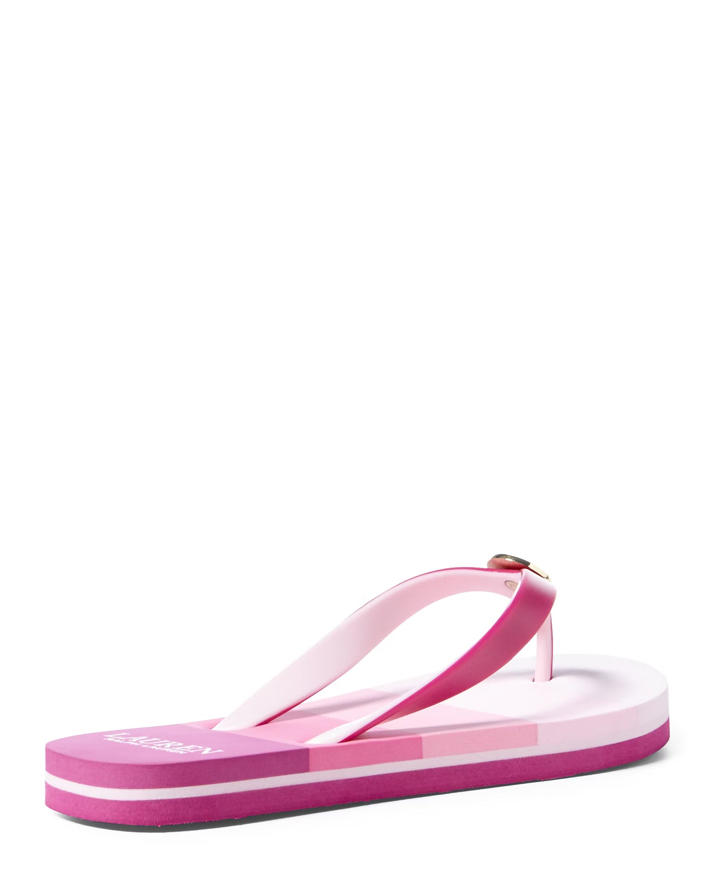 Lauren Ralph Lauren Elissa III Thong Sandals - Shades of Hot Pink, Size 10B