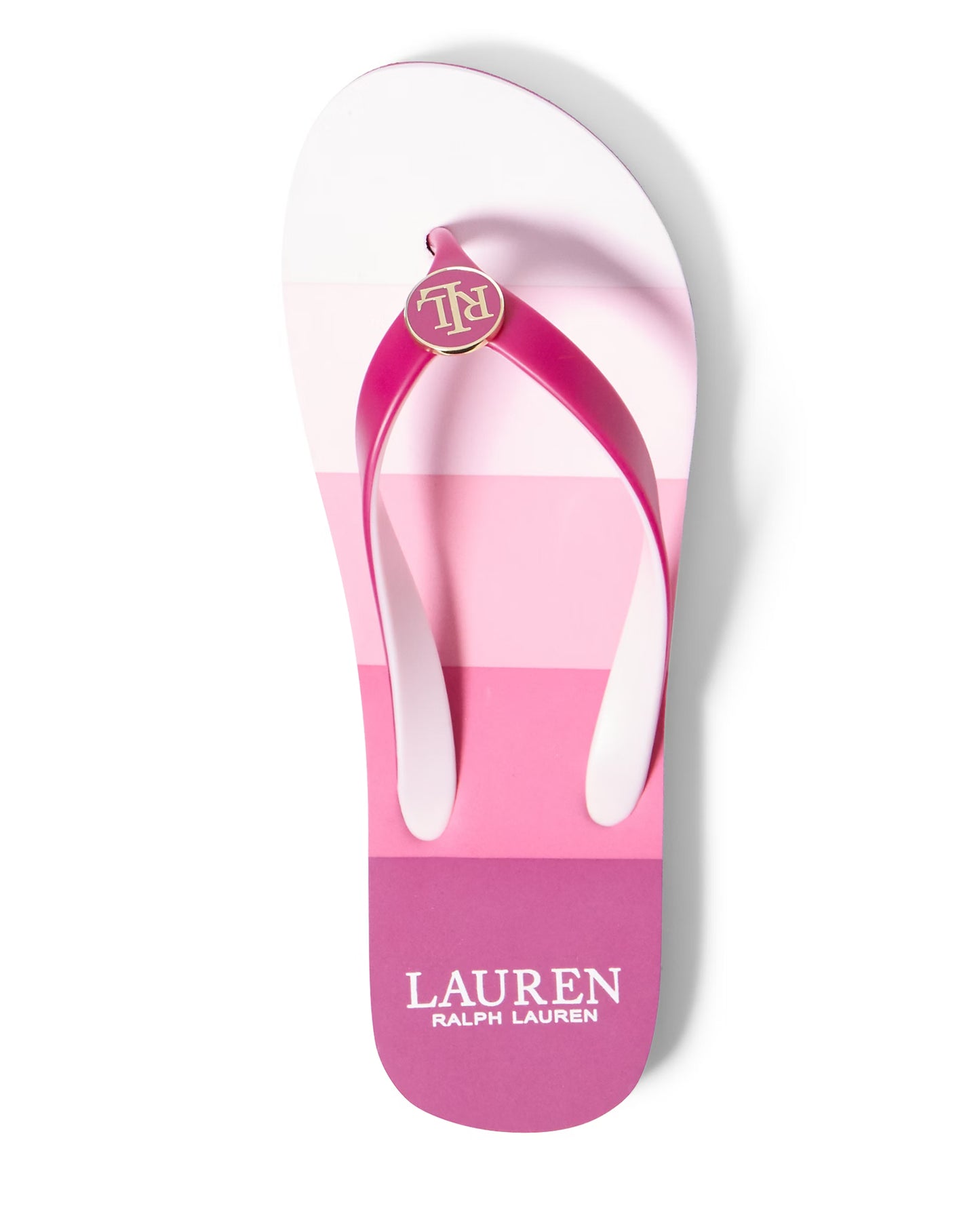 Lauren Ralph Lauren Elissa III Thong Sandals - Shades of Hot Pink, Size 10B