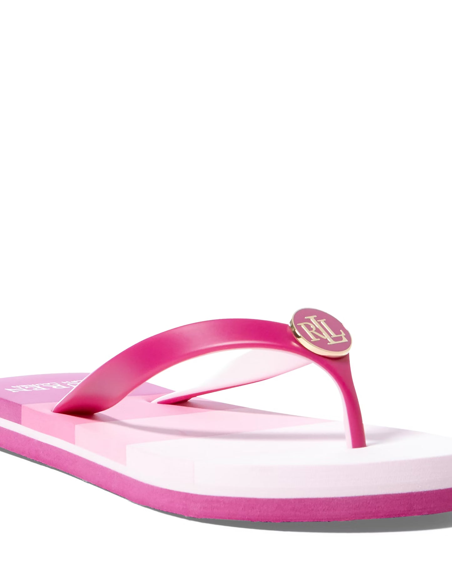 Lauren Ralph Lauren Elissa III Thong Sandals - Shades of Hot Pink, Size 10B