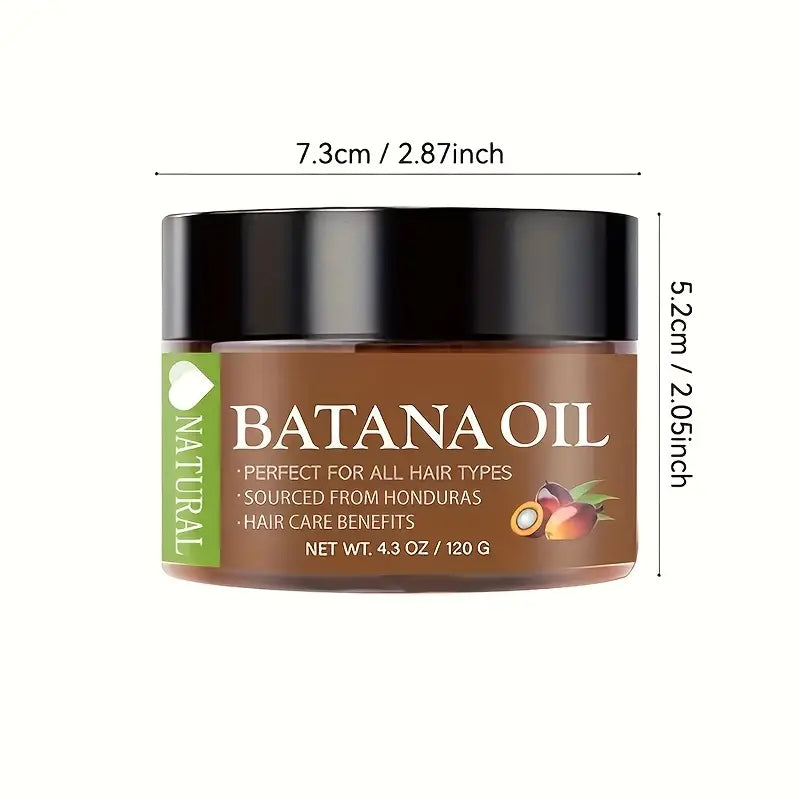 2-Pack 100% Raw Batana Oil from Honduras – Hair Growth & Repair Treatment (4.3oz / 120g Each)