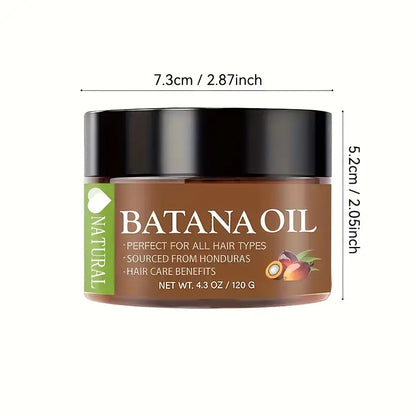 2-Pack 100% Raw Batana Oil from Honduras – Hair Growth & Repair Treatment (4.3oz / 120g Each)