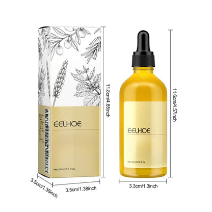 EELHOE Rosemary Hair Growth Oil Serum - 3-Pack Natural Formula for Hair Thinning (60ml Each)