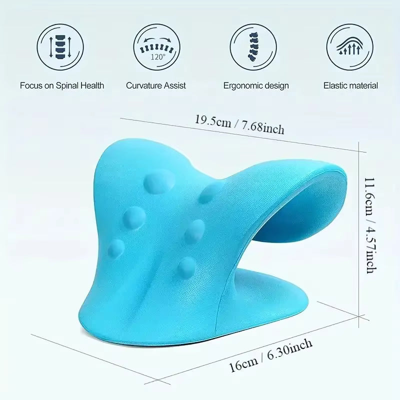 Ergonomic Cervical Spine Alignment Pillow for Neck Pain Relief