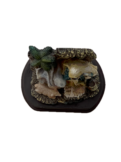 Hand-Painted Nativity Scene Figurine – Mary, Joseph, & Baby Jesus - A Timeless Christmas Centerpiece